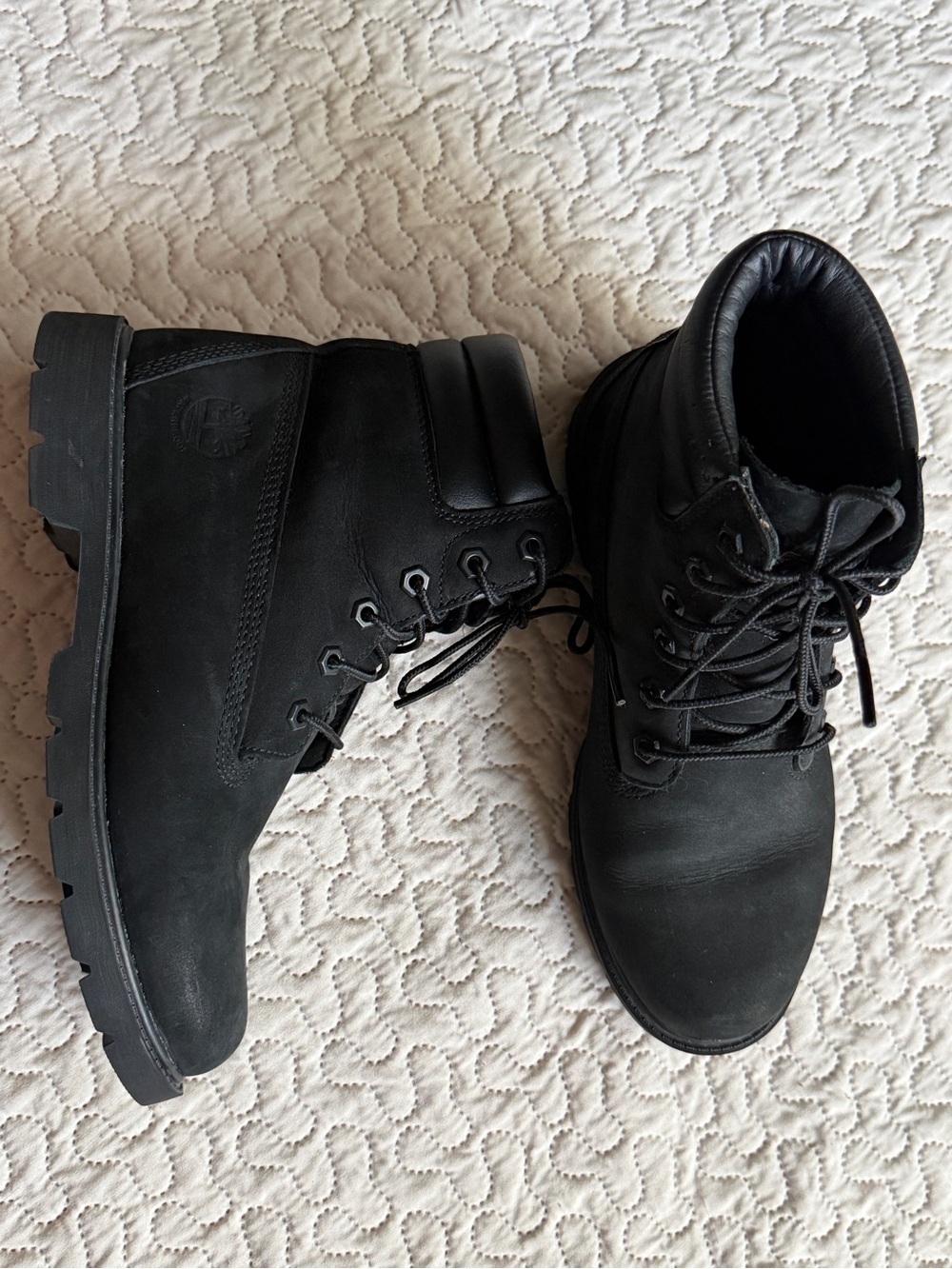 Timberland Linden Woods A156S Women’s 7.5 Black Waterproof 400g PrimaLoft Boots - Picture 2 of 16